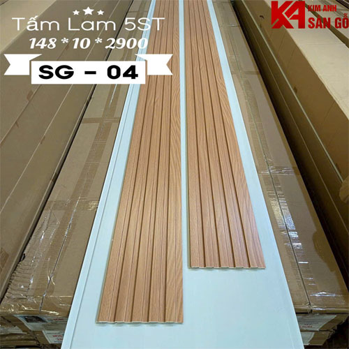 Tấm Ốp Tường Lam 5 Sóng Thấp SG-04
